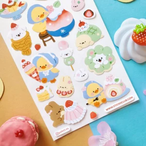Berry Sweet Friends Sticker Sheet