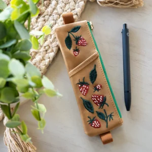 Elana's Berries Embroidered Notebook Pouch