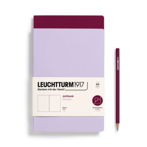 Jottbook - Lightweight Notebook Alternatives - Packs of 2 - Lilac and Port Red