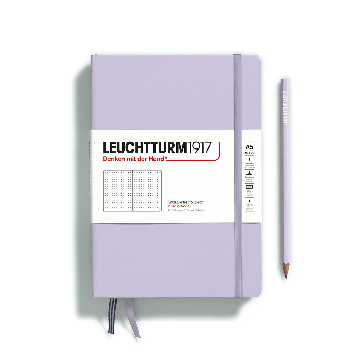 Leuchtturm1917 Medium A5 Dotted Lilac notebook