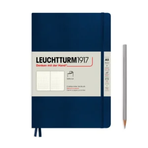 Leuchtturm1917 Medium A5 Dotted Navy notebook