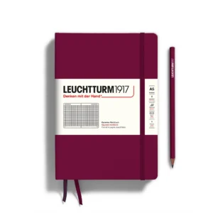 Leuchtturm1917 - Medium (A5) - Squared - Port Red