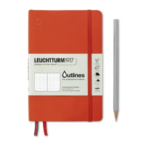 Leuchtturm1917 - Outlines Edition Notebook - Signal Orange