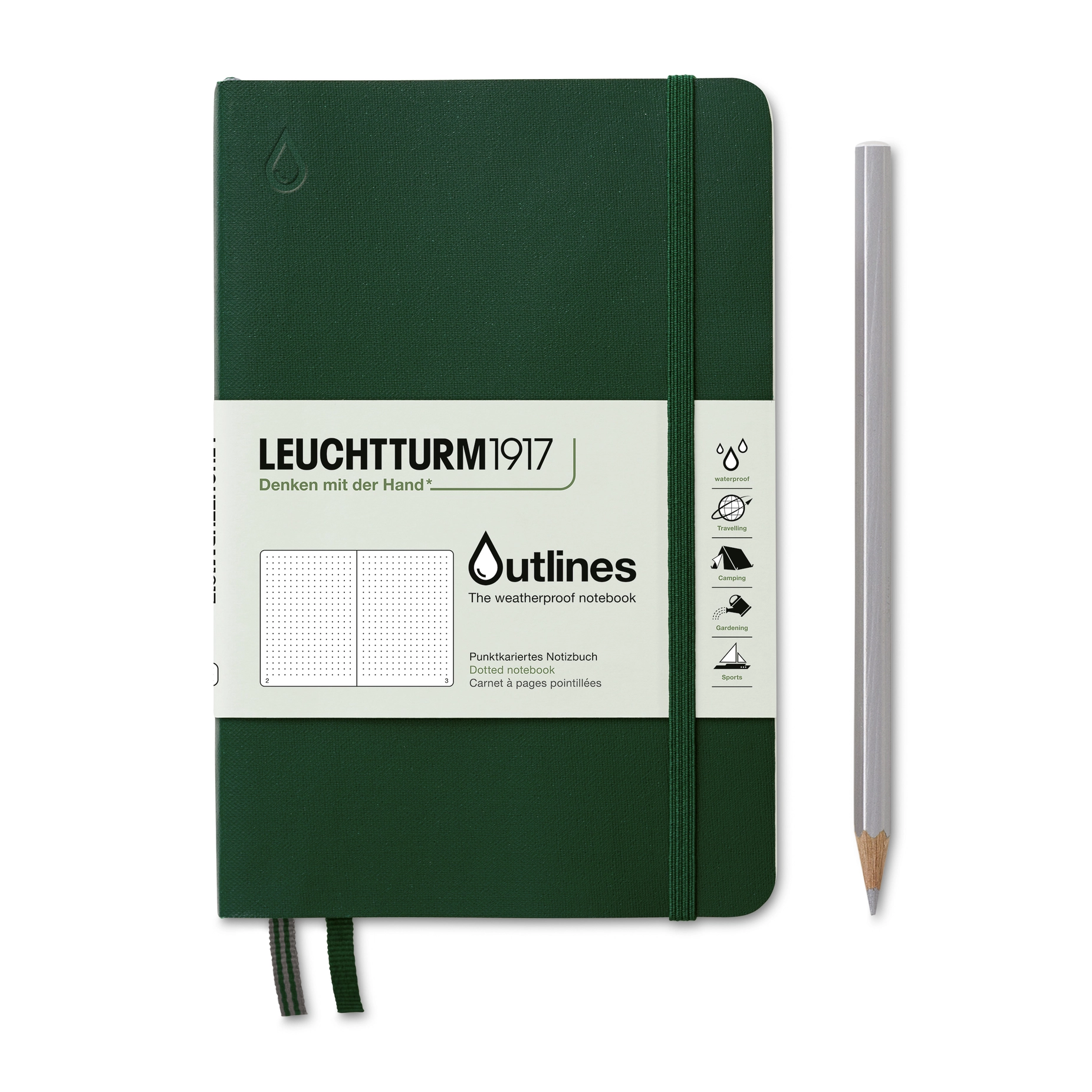 Leuchtturm1917 - Outlines Edition Notebook - Walden Green