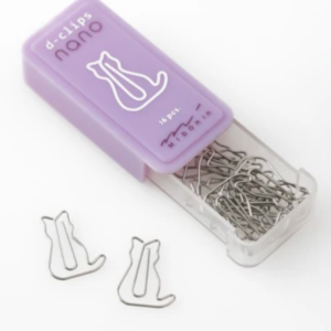 Midori D-Clips Nano Clips - Cat - Box of 16