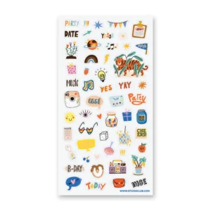 Time To Party Sticker Sheet